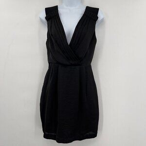 BCBGeneration Women's Sleeveless V-Neck Black Mini Dress Size 0 NWT
